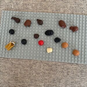 LEGO Minifigure 15 Hair Pieces Set